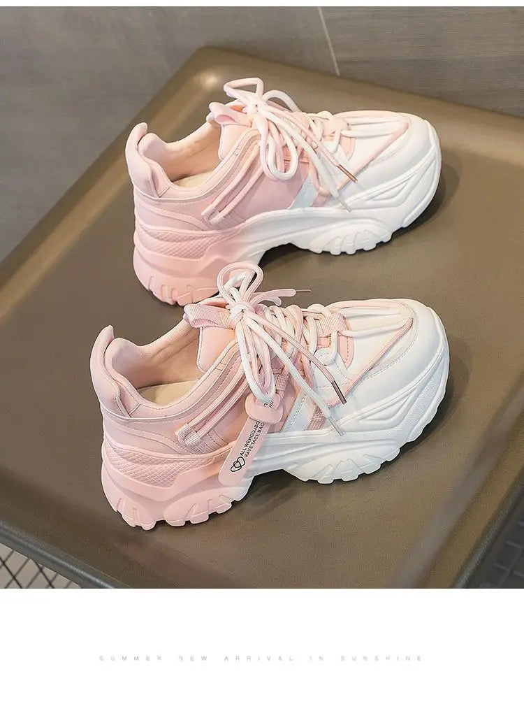Zapatillas de Plataforma para Mujer - Suela Gruesa, Estilo Casual