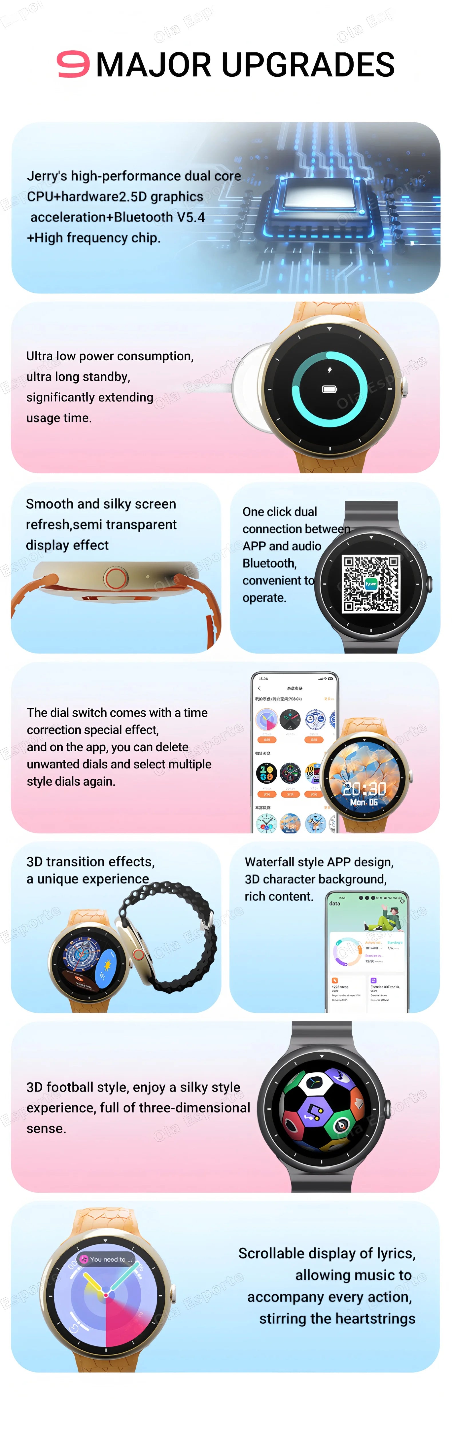 Reloj inteligente para hombre, pantalla AMOLED de 1,52 pulgadas, llamada BT, GPS, rastreador de actividad/deporte, Monitor de salud, reloj inteligente con carga inalámbrica