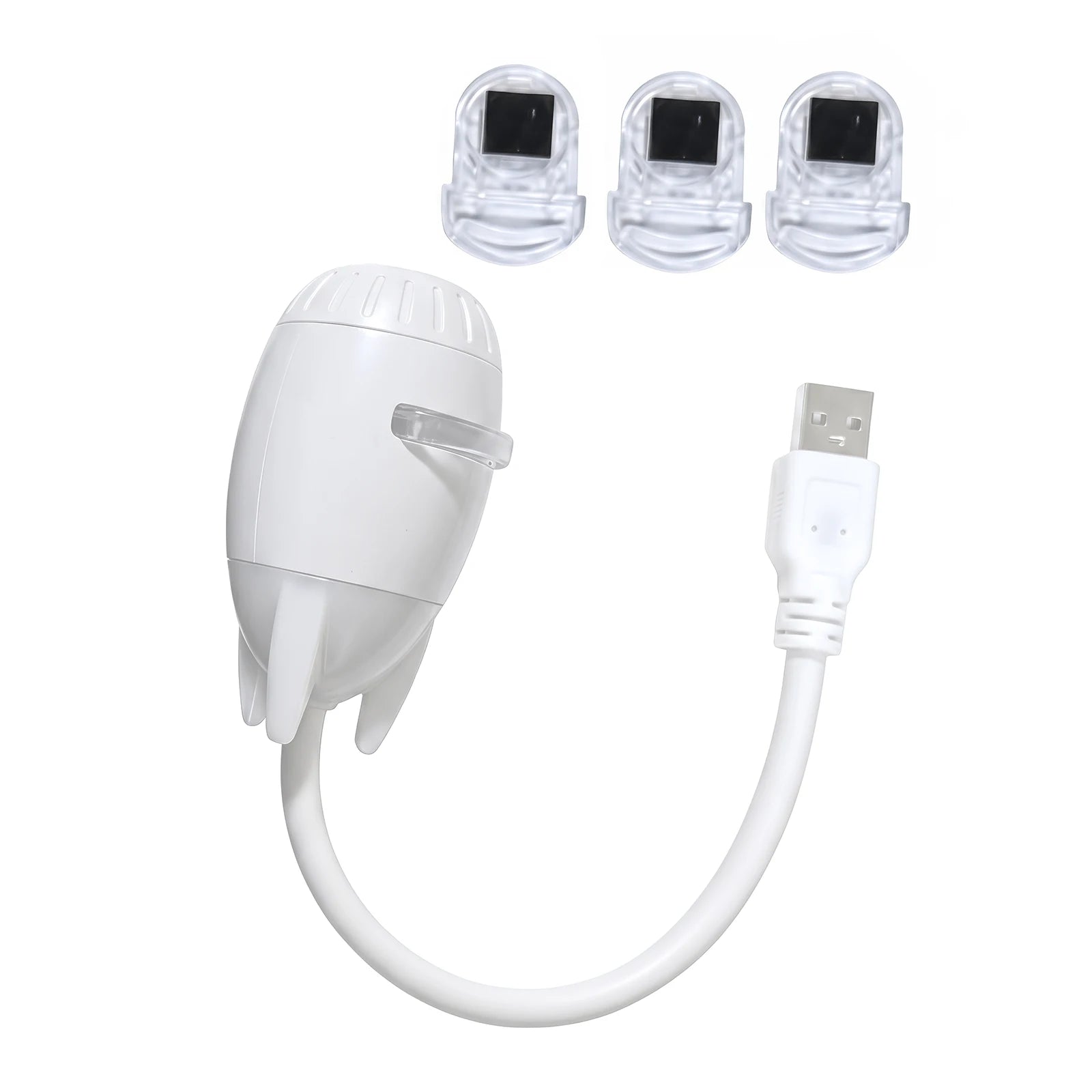 Luz Ambiental USB Portátil 360 °   Proyector de Atmósfera Ajustable, Lámpara de Proyección de Estrellas con Intensidad Regulable para Dormitorio y Mesita de Noche