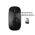 Ratón inalámbrico Bluetooth 5,2 de 2,4G, ratón recargable de modo Dual para juegos, ratón silencioso de 1600 DPI para PC, portátil, MacBook Pro Bluetooth 5.2 Mouse 2.4G Wireless Mouse Rechargeable Dual Mode Gaming Mous