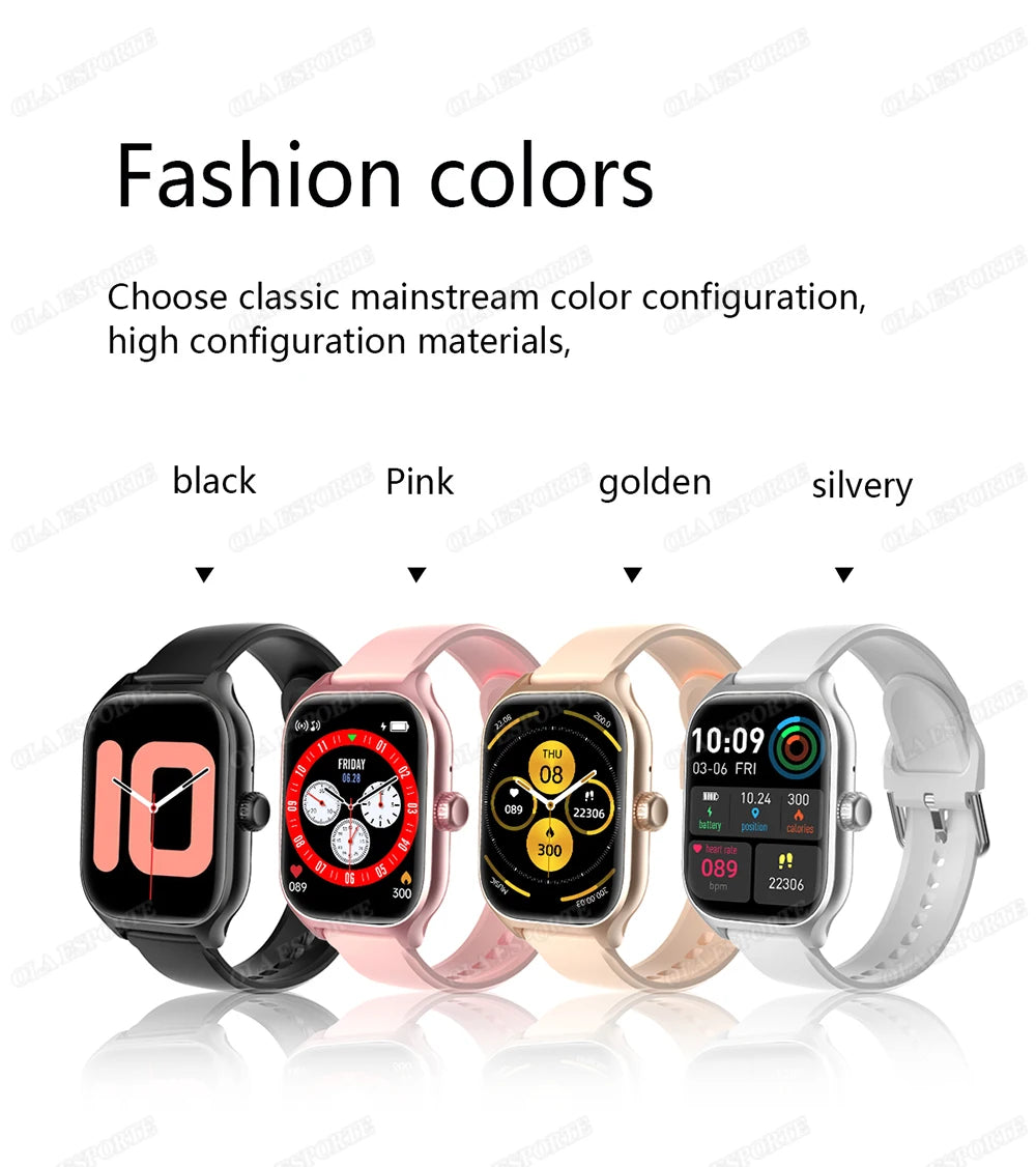 Nuevo Reloj Inteligente 2026 Android IOS, Pantalla a Color de 2.01 Pulgadas, Llamadas Bluetooth, Monitor de Oxígeno en Sangre/Presión Arterial, Reloj Inteligente para Hombre y Mujer Ma27