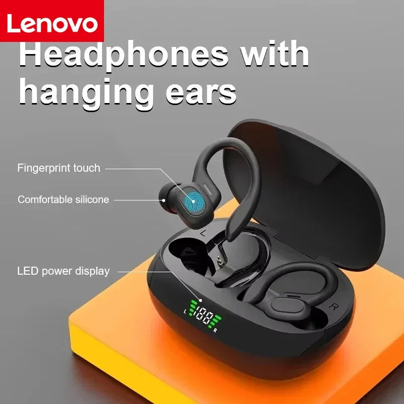 Lenovo Auriculares Bluetooth 5.3 Deportivos Batería Larga