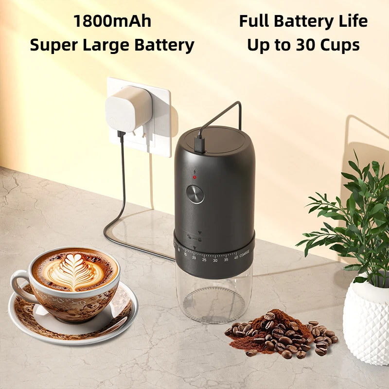 Molinillo de Café USB Portátil 40 Engranajes