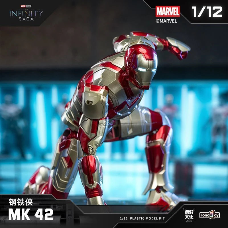 En Stock Fondjoy The Infinity Saga Avengers Iron Man Tony Stark Mk21 Mk42 Mk2 Mk6 Mk43 War Machine ‌   Figura de acción, modelo de juguete, regalo