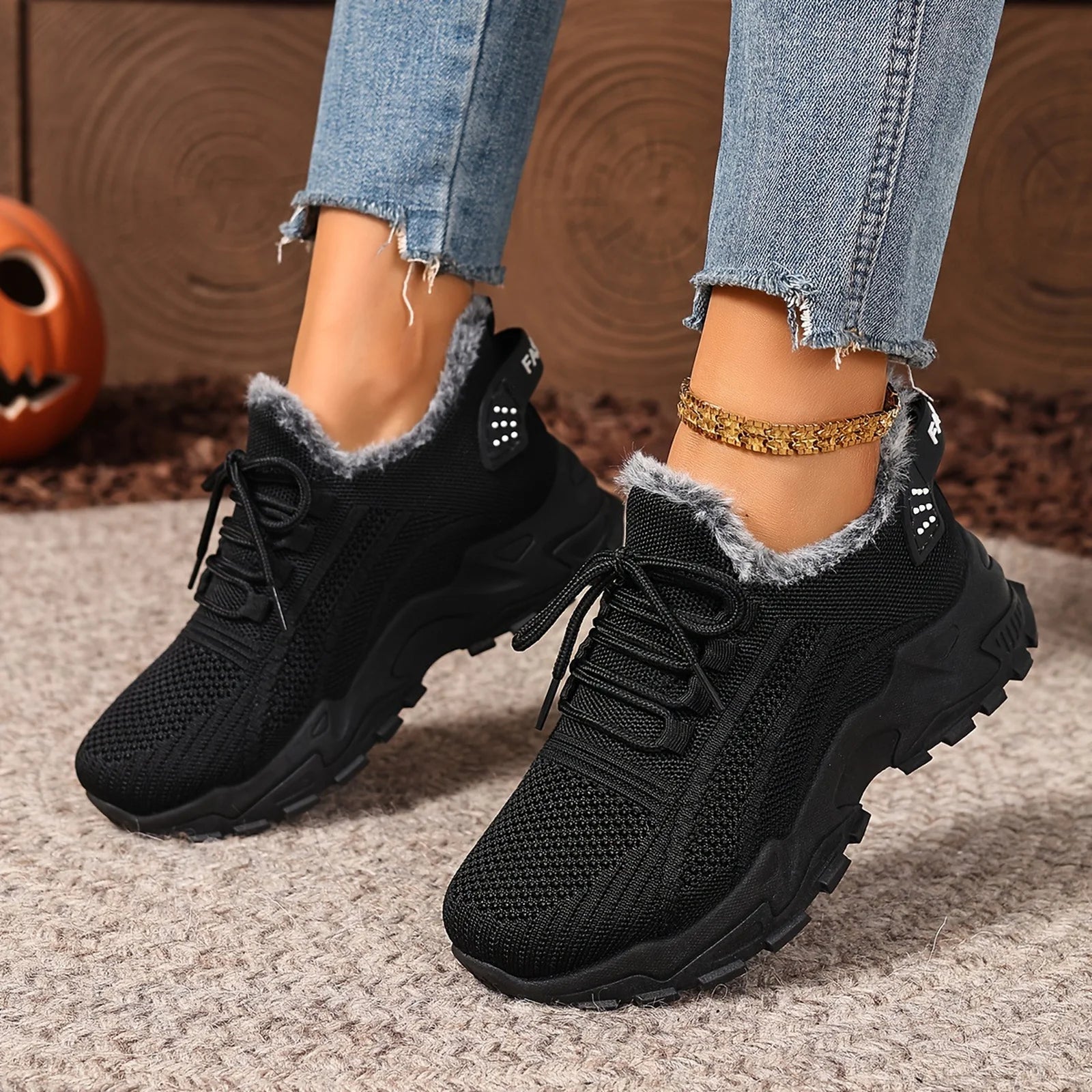 Zapatillas Deportivas de Invierno para Mujer - Suela Antideslizante