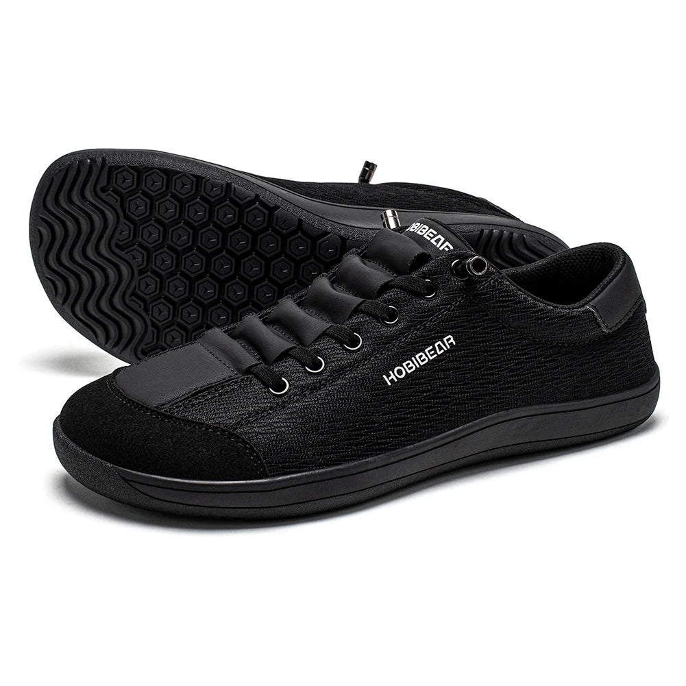 HOBIBEAR Zapatos de malla con punta ancha para hombre, zapatillas sin cordones, transpirables, ligeras, para caminar, con efecto tie-dye, unisex