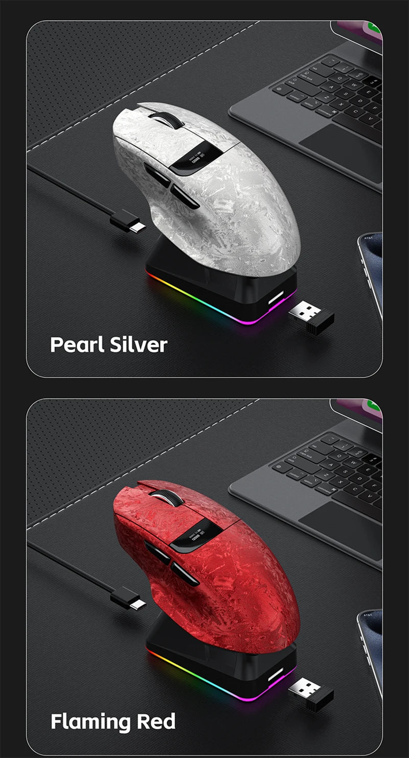 Ratón Inalámbrico Bluetooth Lenovo para Gaming, 35K DPI, Recargable USB-C