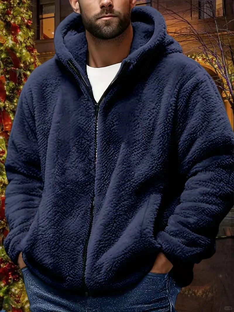 Chaqueta con Cremallera para Hombre — Casual Otoño/Invierno