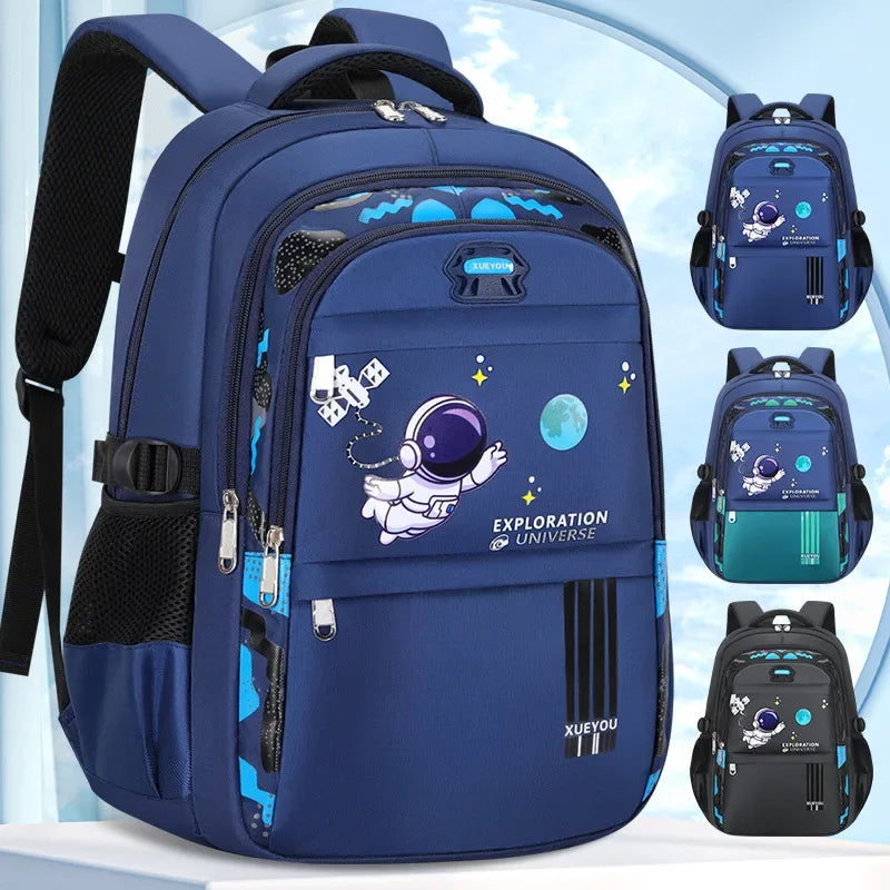 Mochila Escolar Astronauta Impermeable para Niños de 2 a 16 Años