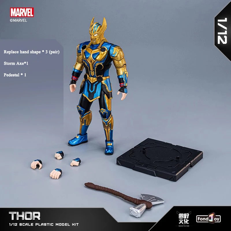 Figuras originales de Fondjoy Marve, Hulk, Thanos, Capitán América, Spider-Man, Thor, Iron Man, juguetes geniales para niños, modelos personalizados, muñecas, regalos para niños