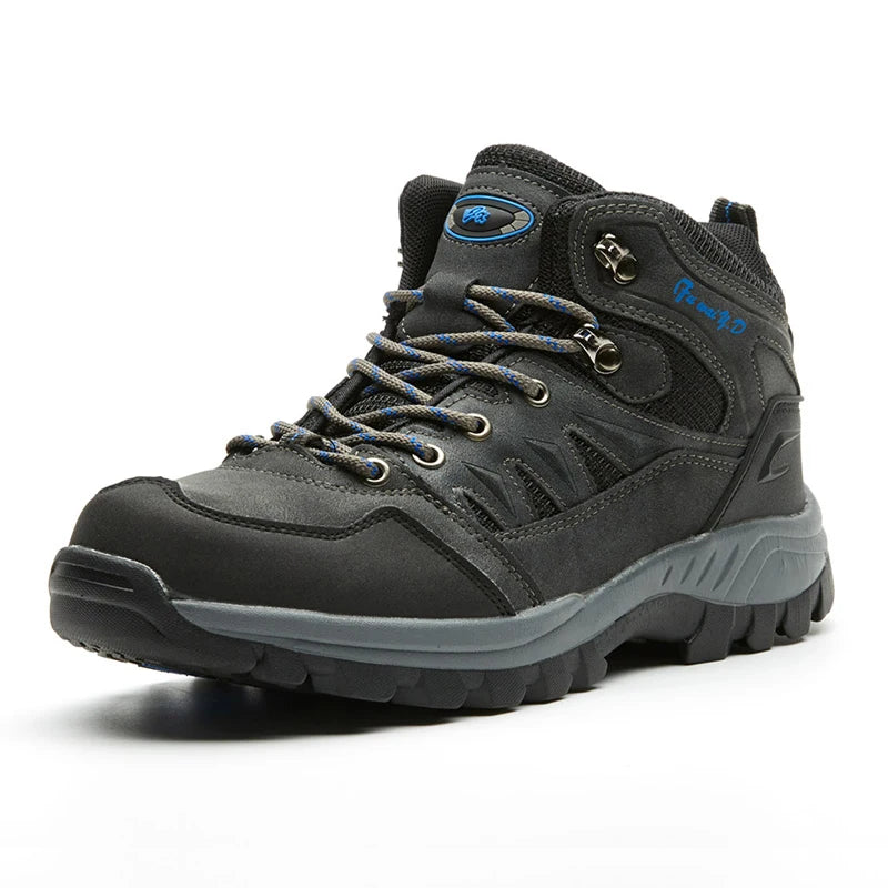 Botas de trekking para hombre de caña alta con suela de goma y amortiguación de impactos