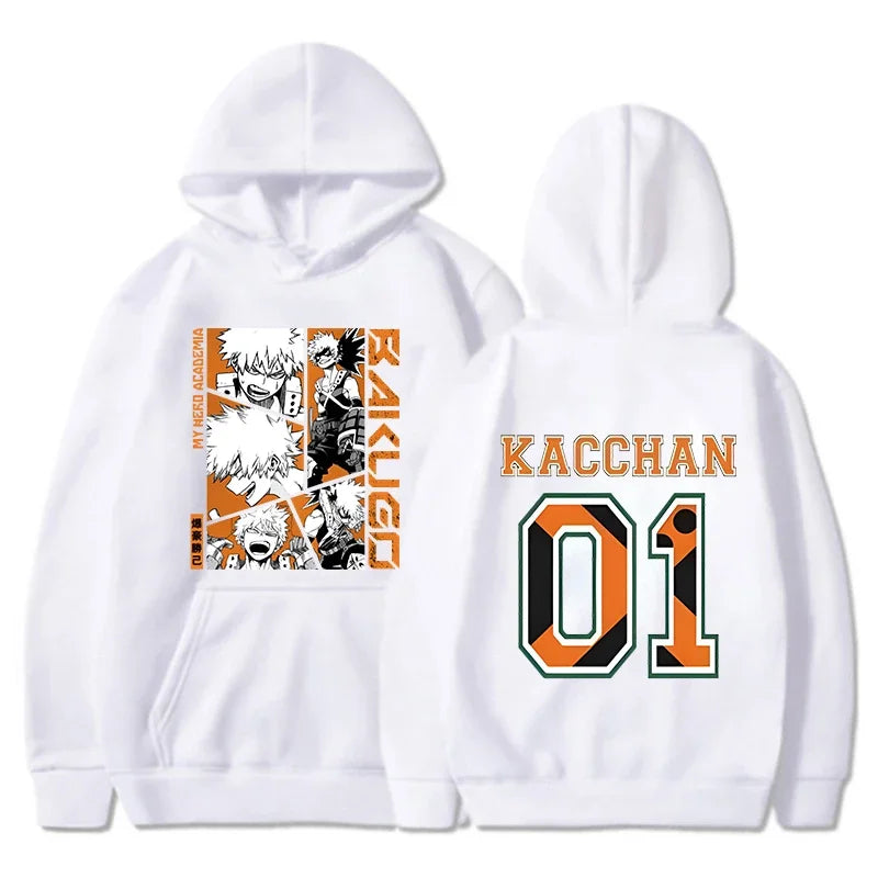 Buzo con Capucha Anime Bakugou Katsuki - Estampado Unisex