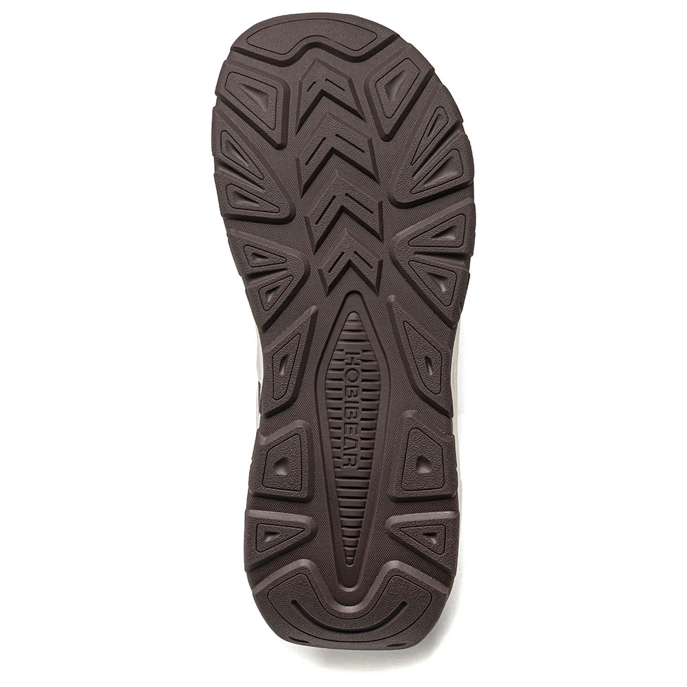 HOBIBEAR Zapatillas de correr unisex con punta ancha, zapatillas de senderismo con cordones, zapatillas de viaje al aire libre, zapatillas de malla de cuero artificial para caminar