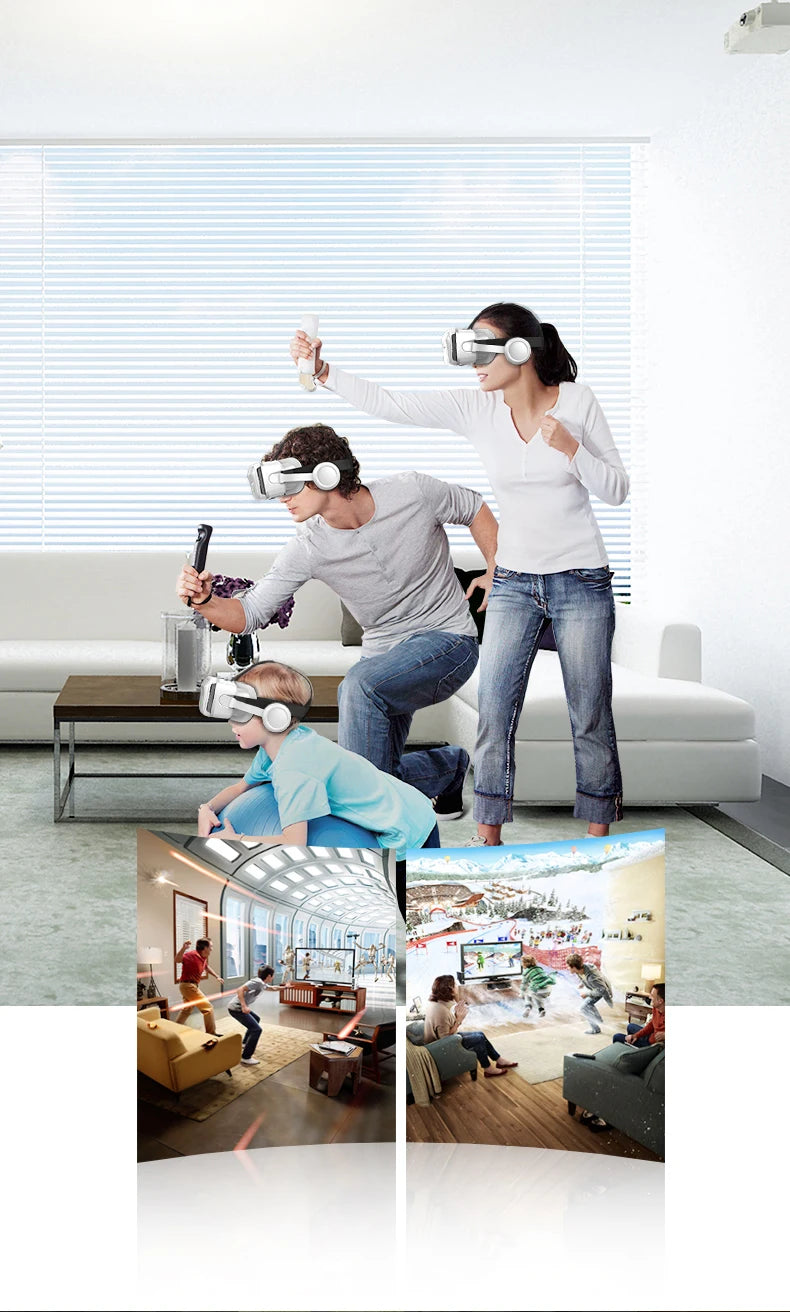 Gafas VR, auriculares de realidad Virtual, dispositivos Viar, lentes 3D, gafas inteligentes para teléfonos inteligentes, teléfono móvil, accesorio de juego