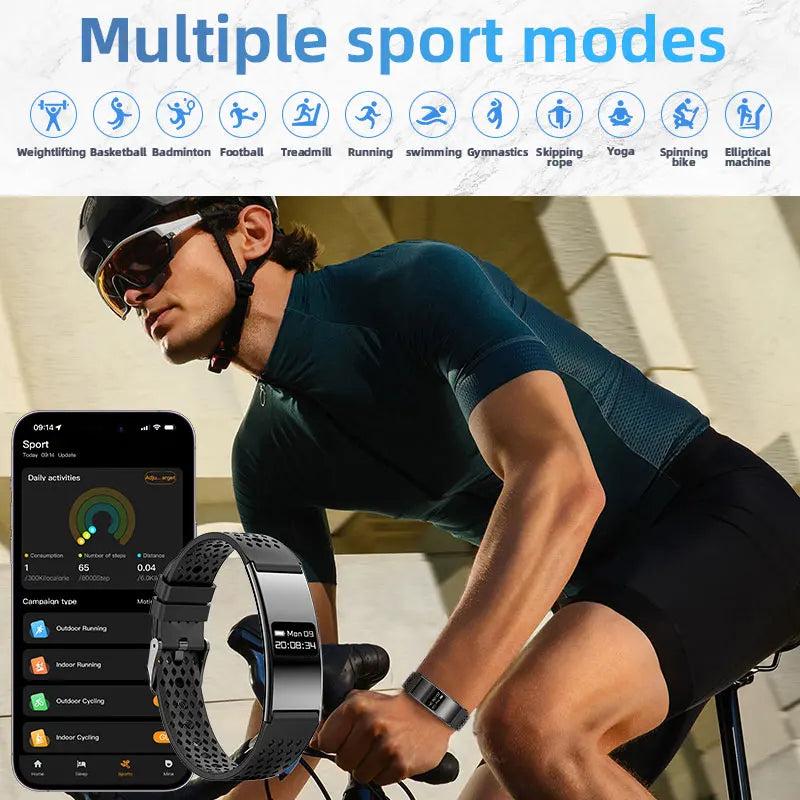 Pulsera inteligente LIGE con monitor de salud y seguimiento deportivo