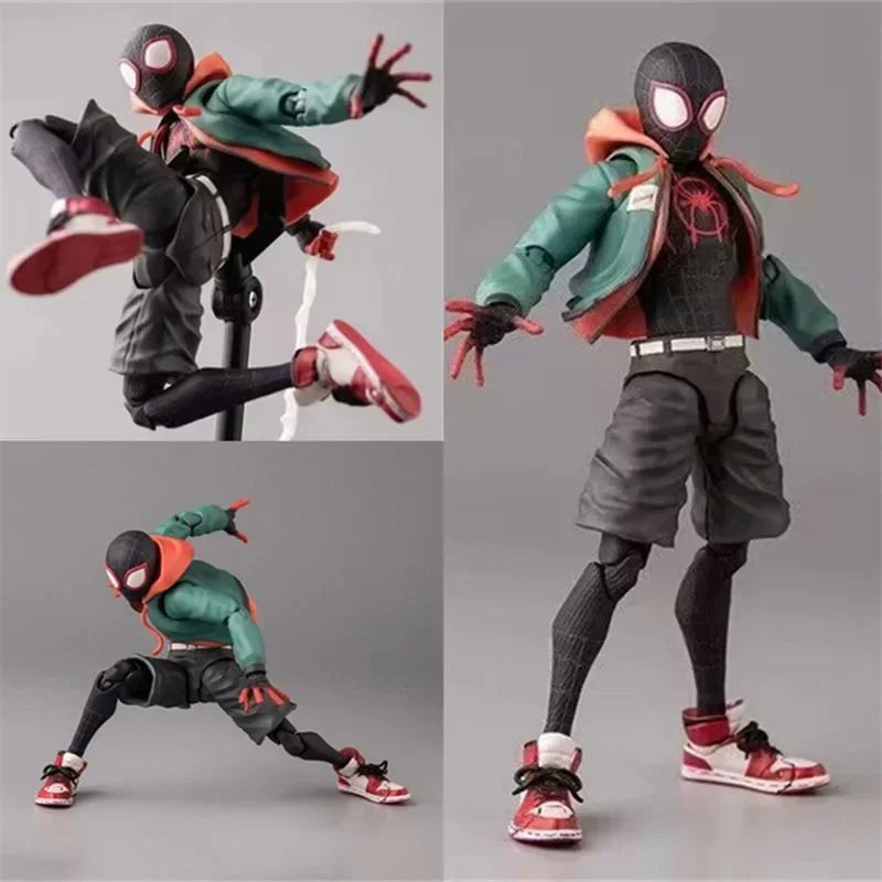 Marvel SHF Spider-Man: Parallel Universe 2: Traverse of The Universe Miles - Set de Caja Móvil, Regalo Hecho a Mano