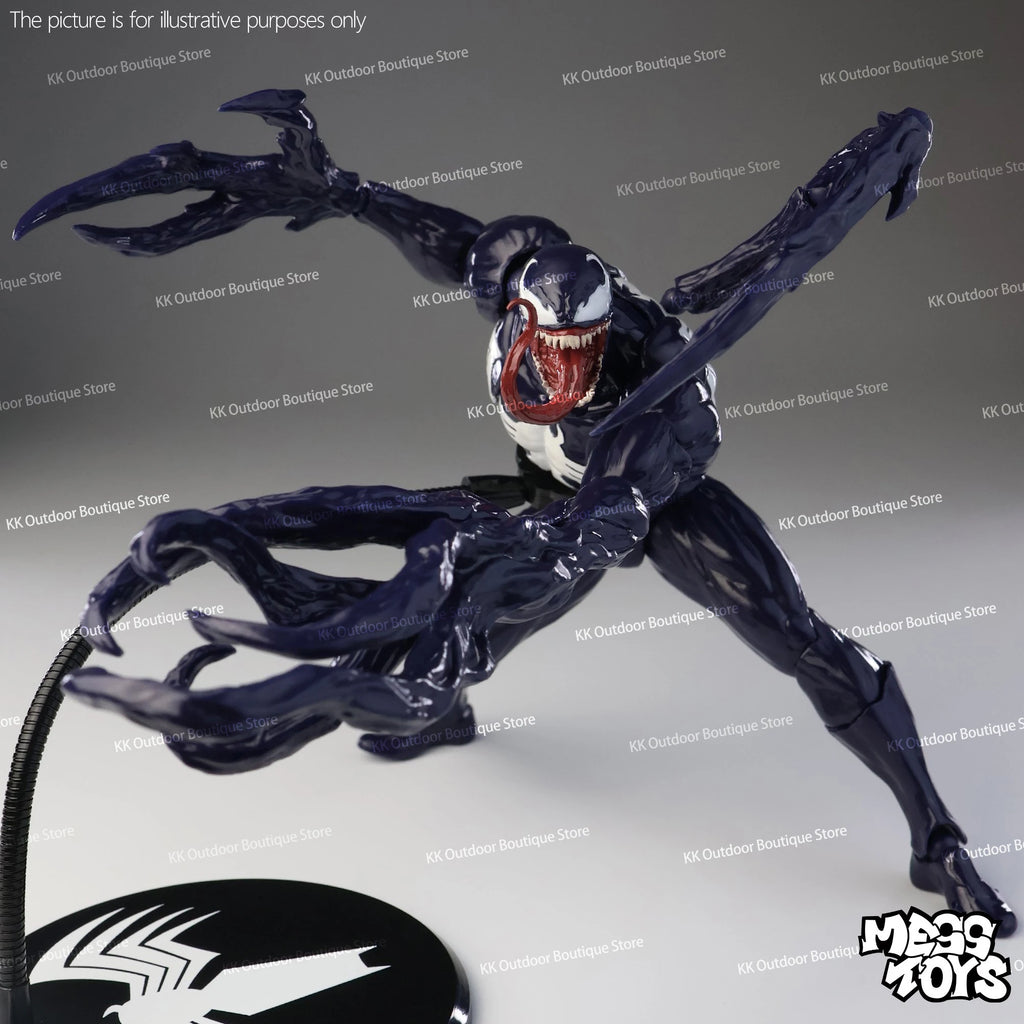 NUEVO Mess Toys Venom Lethal Neighbor Spider-Man Symbiotic Black Suit Messtoys Spiderman Figura de Acción Anime Modelo Muñeco Regalos Juguetes