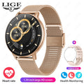LIGE Reloj Inteligente Mujer Esfera Personalizada