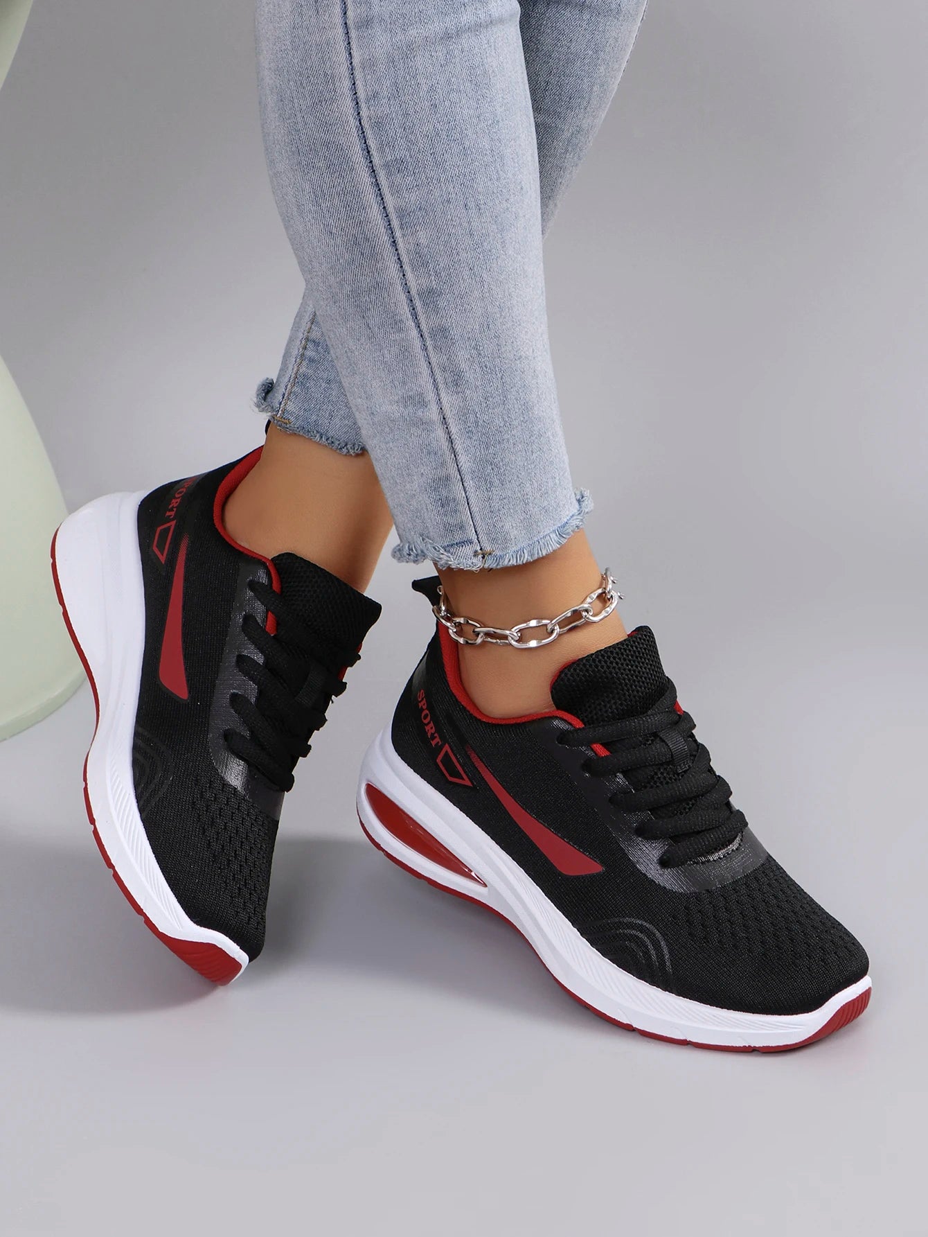 Nuevos zapatos deportivos de primavera para mujer, zapatos deportivos informales a la moda, transpirables, ligeros, antideslizantes, resistentes al desgaste, zapatos planos