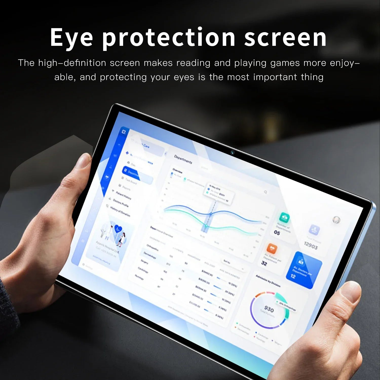 Tablet 16 Pro Max Android 15, 8GB 256GB, Pantalla Grande, Alto Rendimiento, Tablet de Entretenimiento