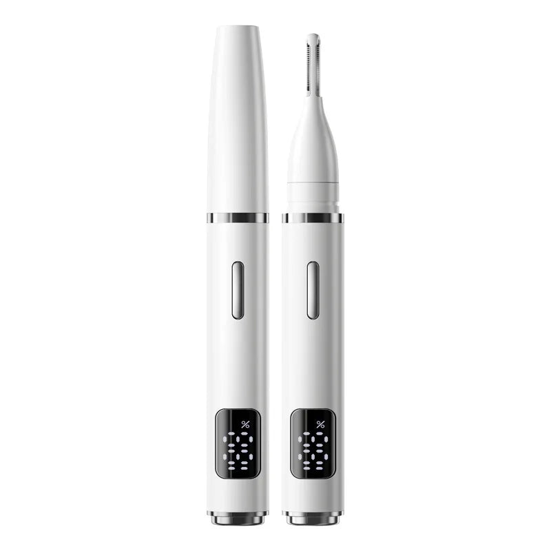 Recortador Eléctrico de Vello Nasal y Cejas LED