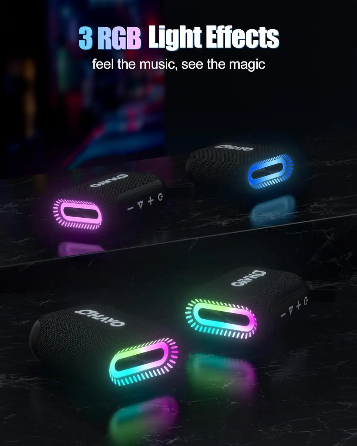 Ohayo S5 Altavoz Bluetooth Portátil 10W IP67