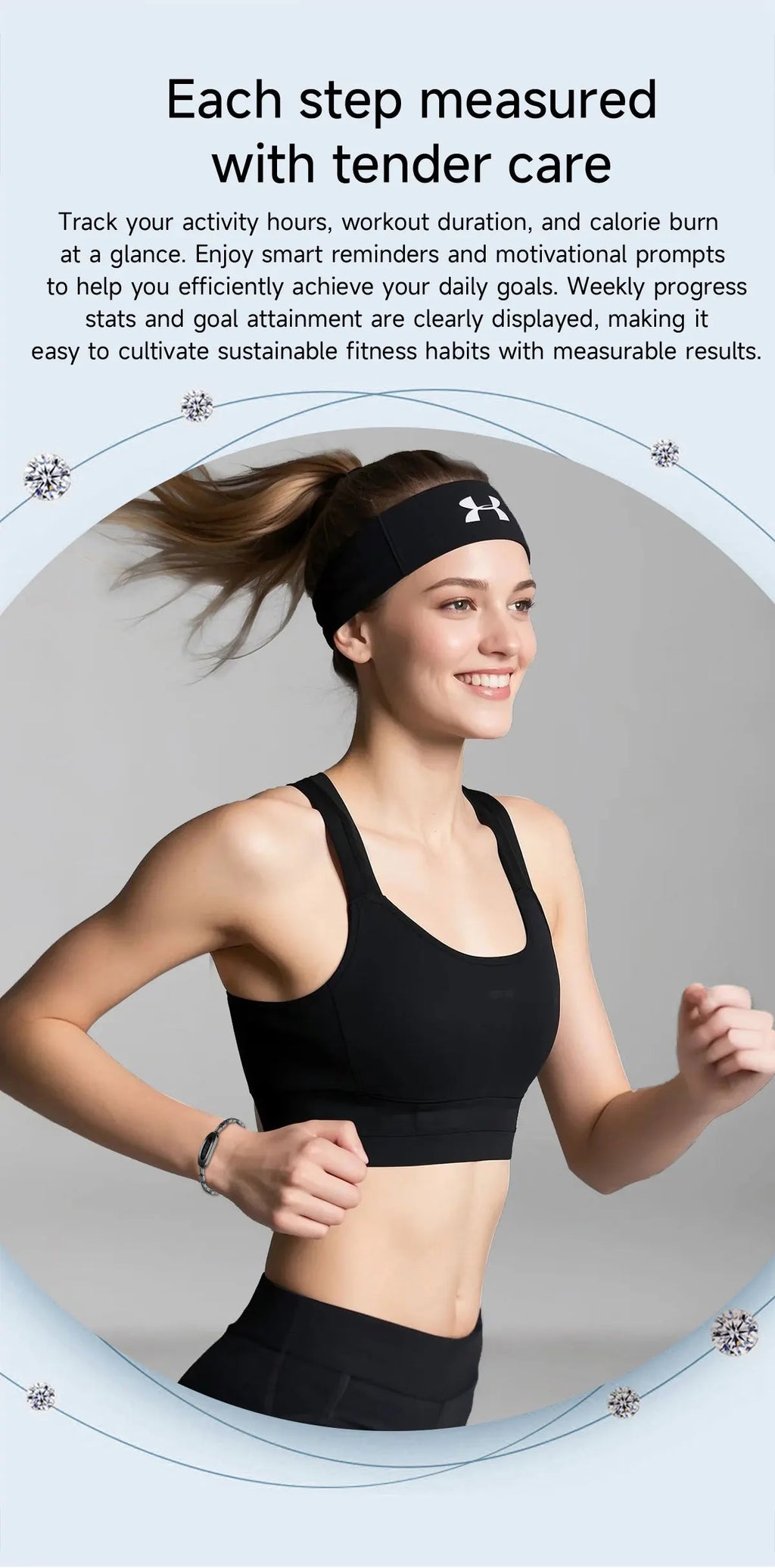 Reloj Inteligente Deportivo de Lujo para Mujer