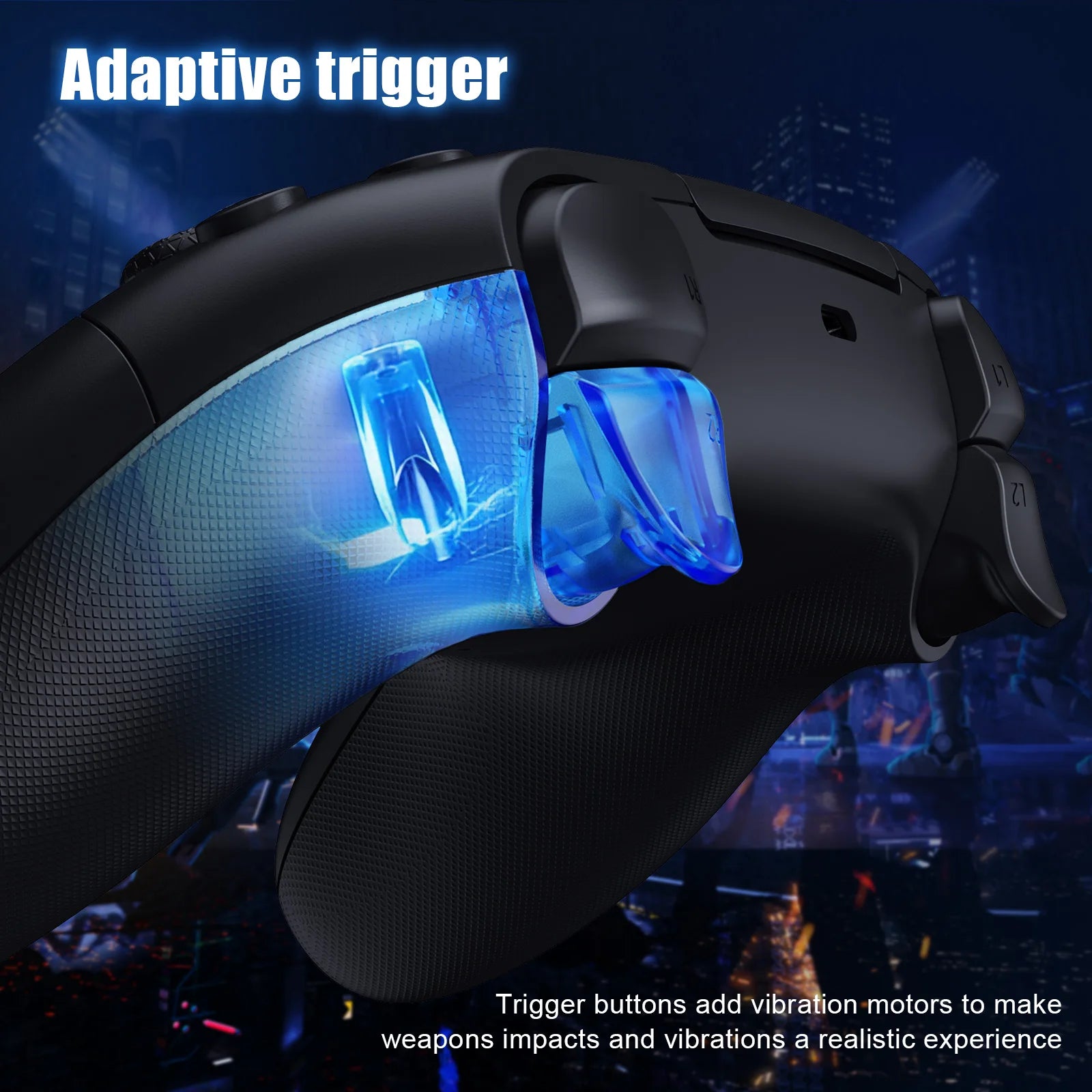 Mando inalámbrico para Playstation 5 con Turbo Dual Sense, vibración adaptativa, gatillos, micrófono externo, controlador de juegos para consola PS5