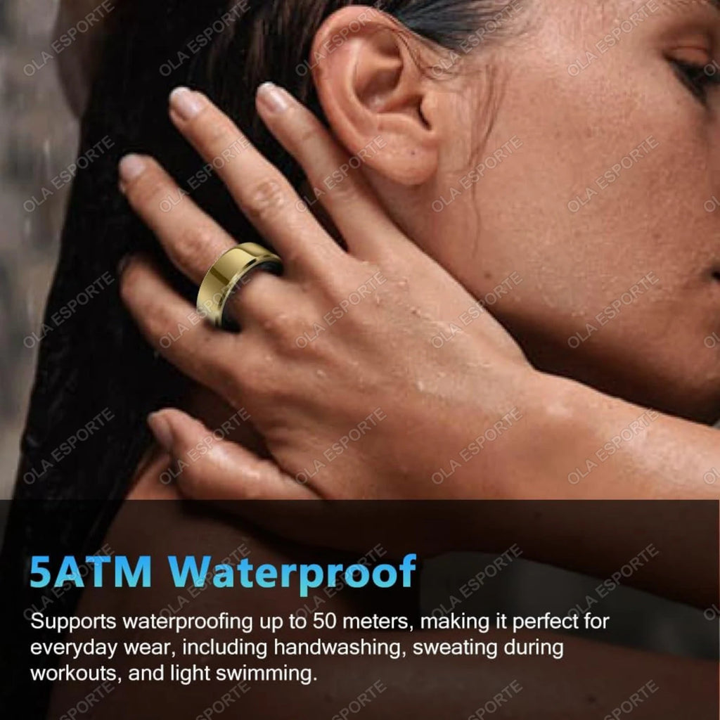 Nuevo Anillo Inteligente 2026 con Monitor de Frecuencia Cardíaca, Presión Arterial, Sueño y Seguimiento de Movimiento, Resistente al Agua IP68, para Hombres y Mujeres, Regalo para las Fiestas