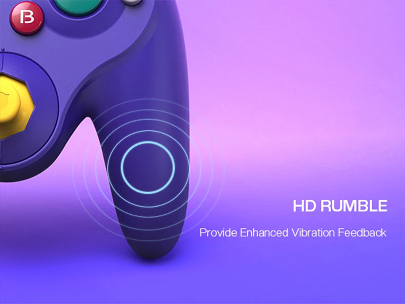 Controlador de juego inalámbrico NYXI Warrior Lite morado para Switch 2/PC