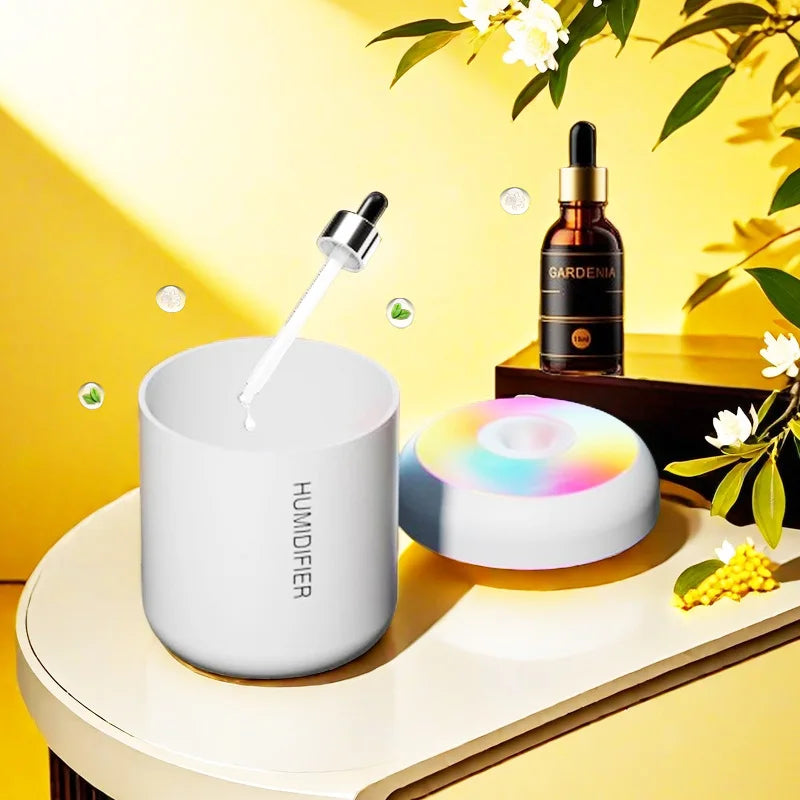 Humidificador Difusor Aromático con Luz Ambiente