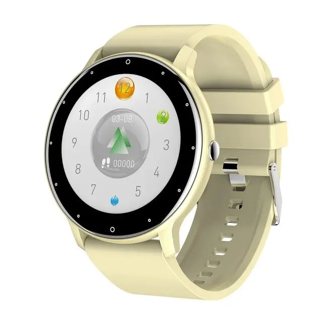 Reloj inteligente ZL02 para hombre, pantalla completamente táctil, rastreador de Fitness IP68, reloj inteligente deportivo resistente al agua, relojes de pulsera con llamadas BT para hombres y mujeres 2026