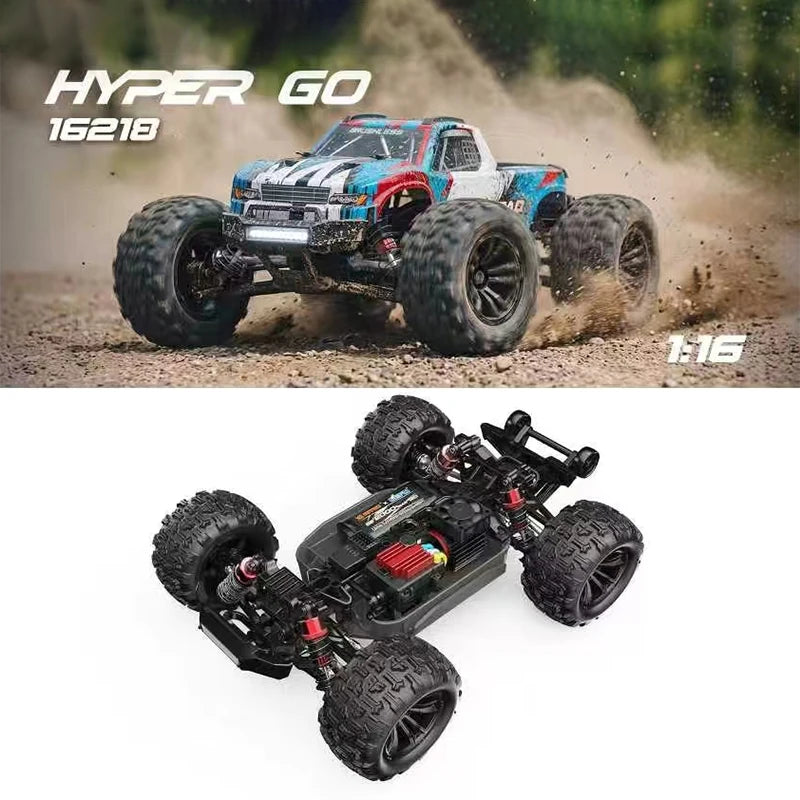 Coche RC 1/16 4WD sin Escobillas, 60 KM/H, Control Remoto 2.4G