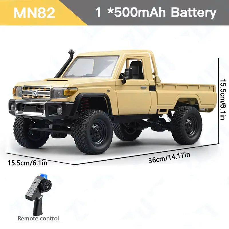 Nuevo MN82 MN82T RC Crawler 1/12 2,4 GHz 4x4: coche todoterreno a control remoto, simulación de grúa, modelo de coche trepador, juguetes para niños