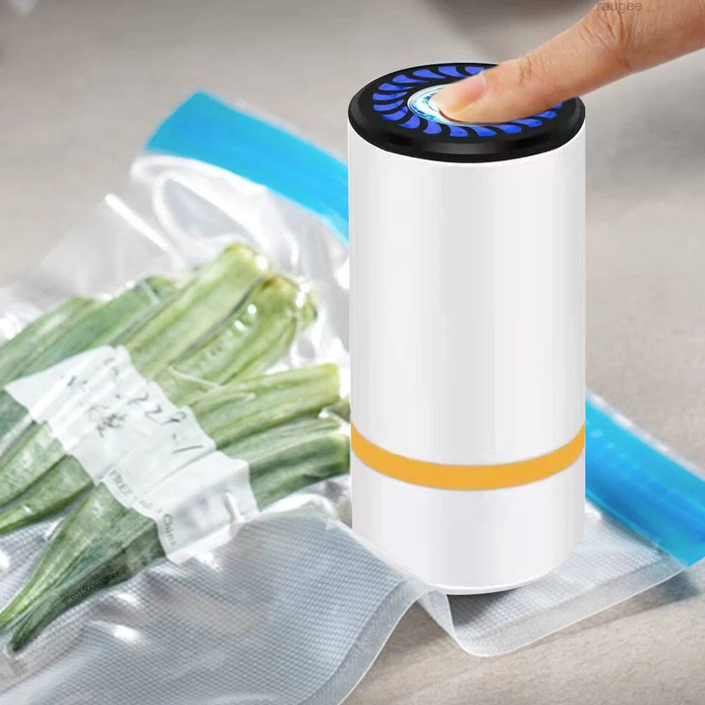 Sellador al vacío eléctrico mini portátil para conservación de alimentos