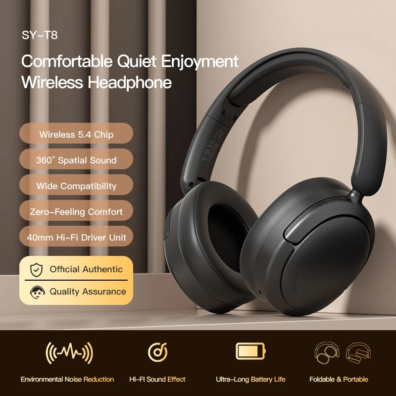 EOENKK SY-T8 Auriculares Bluetooth 5.4 Baja Latencia