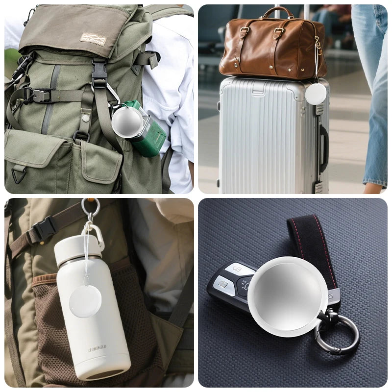 Mini Rastreador Inteligente Compatible con la Aplicación Apple Find My, Localizador Antipérdida para Mascotas, Perros, Gatos, Llaves, Carteras, Equipaje, Teléfonos, Niños, Ancianos