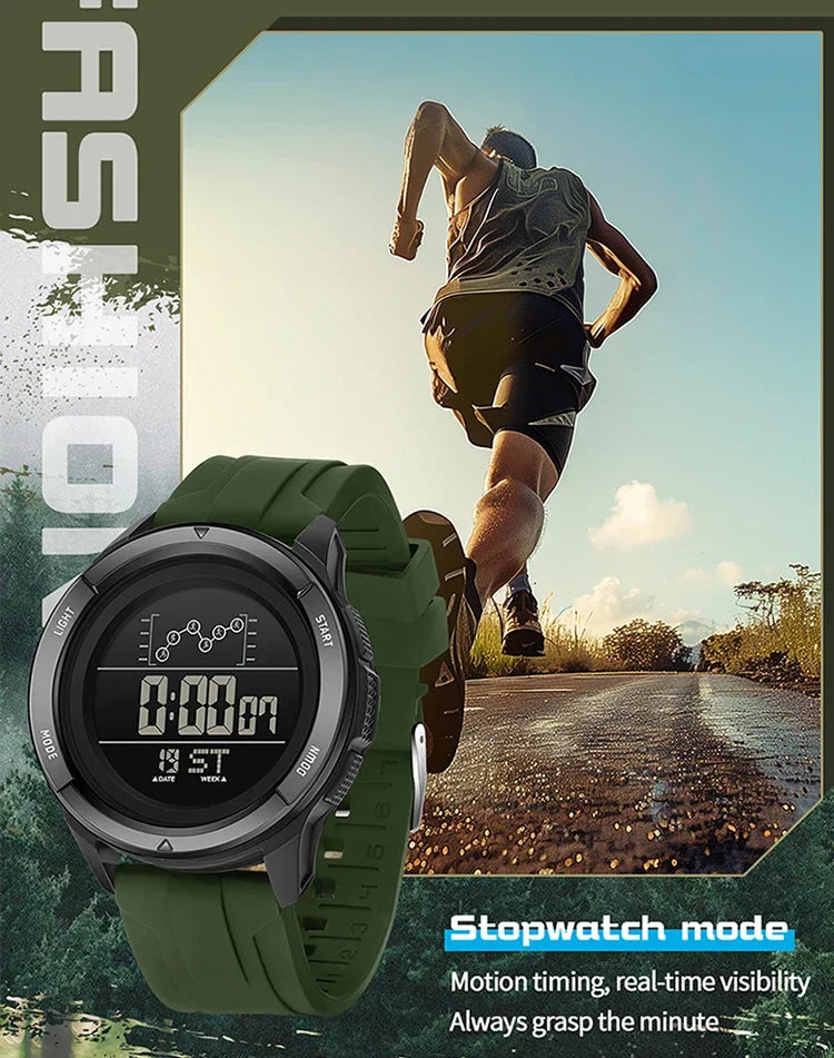 Reloj Deportivo Digital SANDA con Correa de Nailon y Alarma