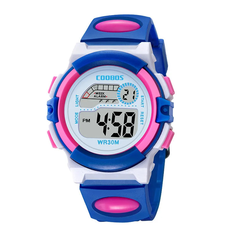 Nuevo reloj militar para niño, niño, niña, deporte, relojes digitales para niños, alarma, fecha, relojes luminosos impermeables, reloj electrónico para estudiantes