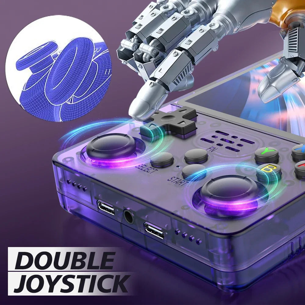 Consola Retro Portátil R36S Plus Pantalla IPS 4" +20.000 Juegos