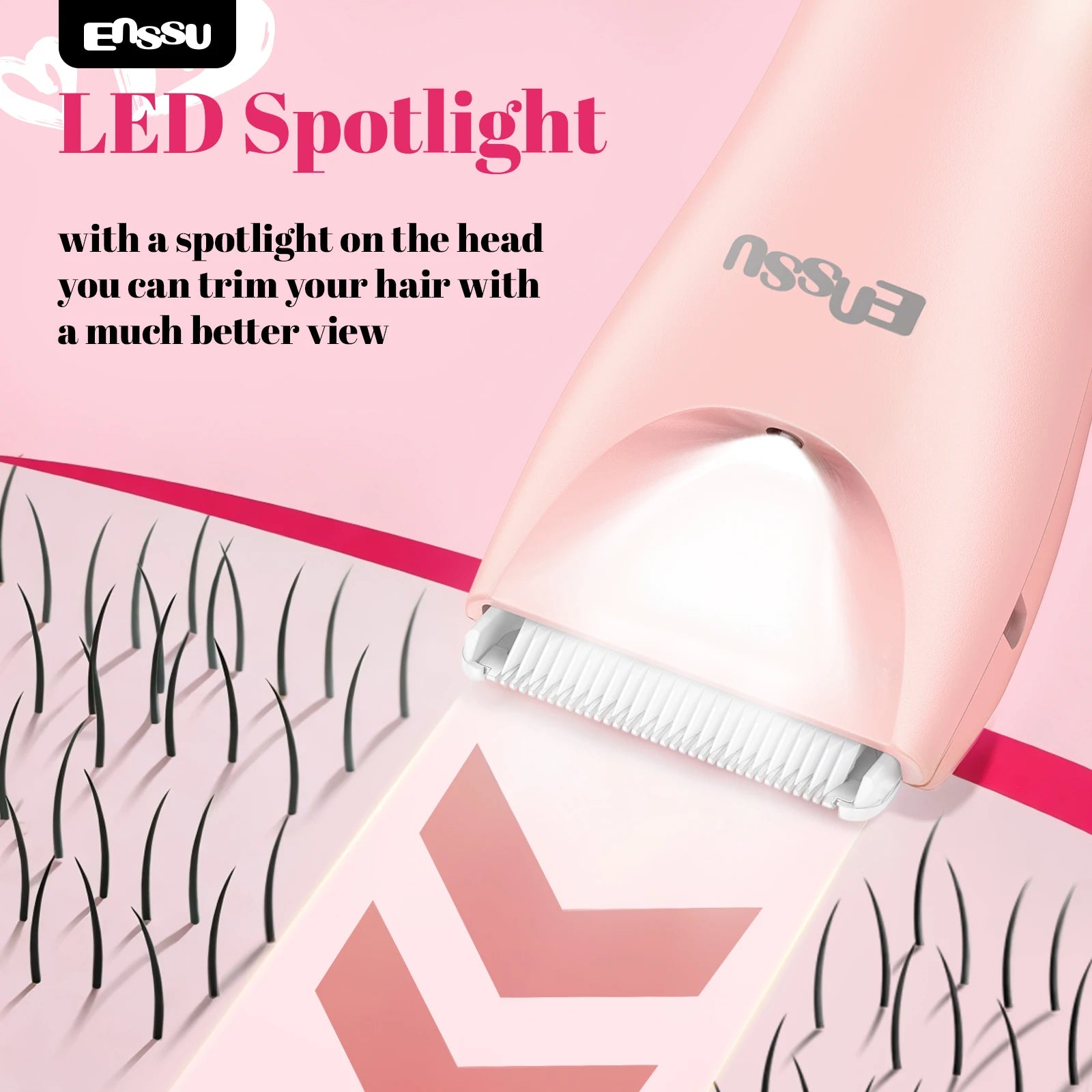 Afeitadora Corporal Eléctrica con Pantalla LED para Mujer y Hombre, IPX7