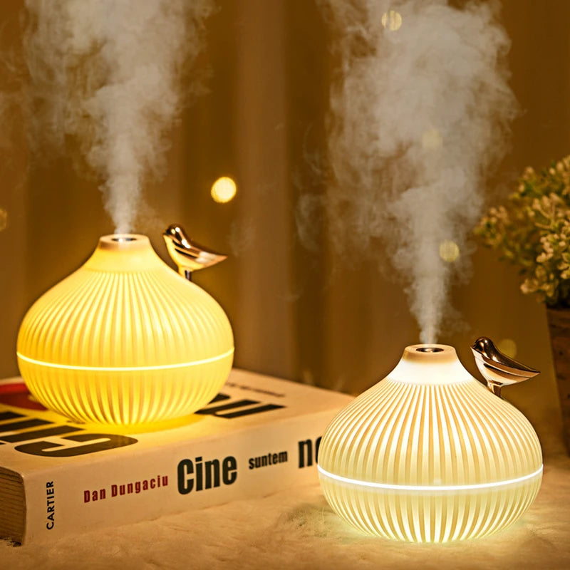 Humidificador USB 300ml con Luz LED Nocturna