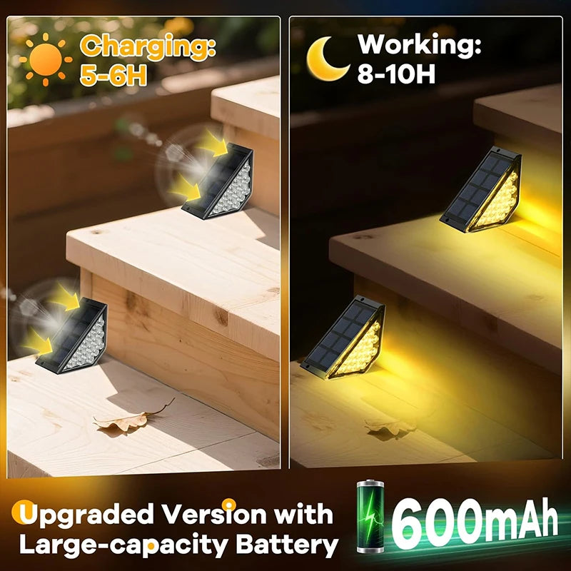 Luces Solares de Paso para Escalera y Jardín