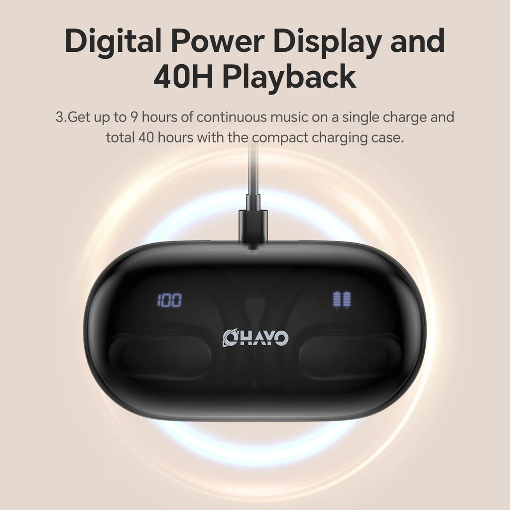 OHAYO Auriculares Open Ear Deportivos IPX6 40H