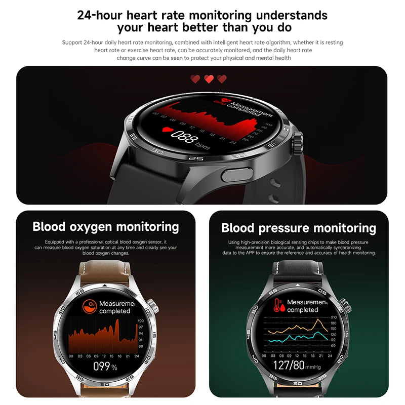 Reloj Inteligente 5 Pro con AMOLED, GPS, NFC, Brújula y Llamadas Bluetooth