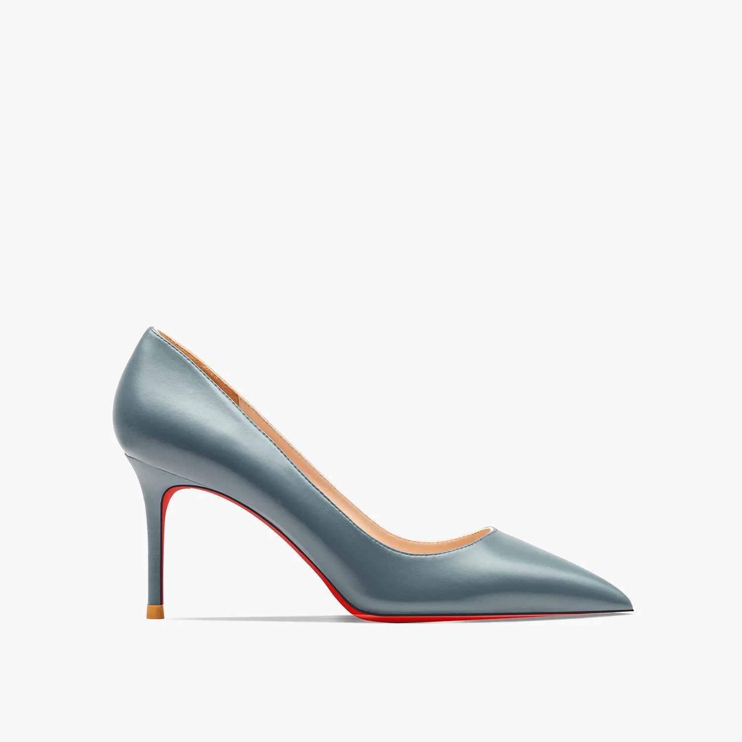 Zapatos de Tacón Alto de Punta Fina para Mujer – Cuero Mate