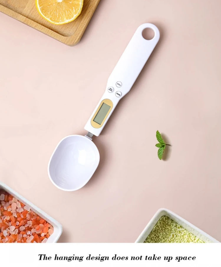 Cuchara de pesaje, báscula, herramienta de cocina casera, medición electrónica de café, alimentos, harina en polvo, hornear, medición Digital LCD ajustable