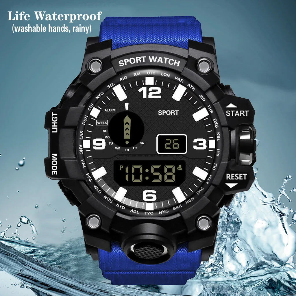 Reloj Deportivo YIKAZE Digital LED Esfera Grande