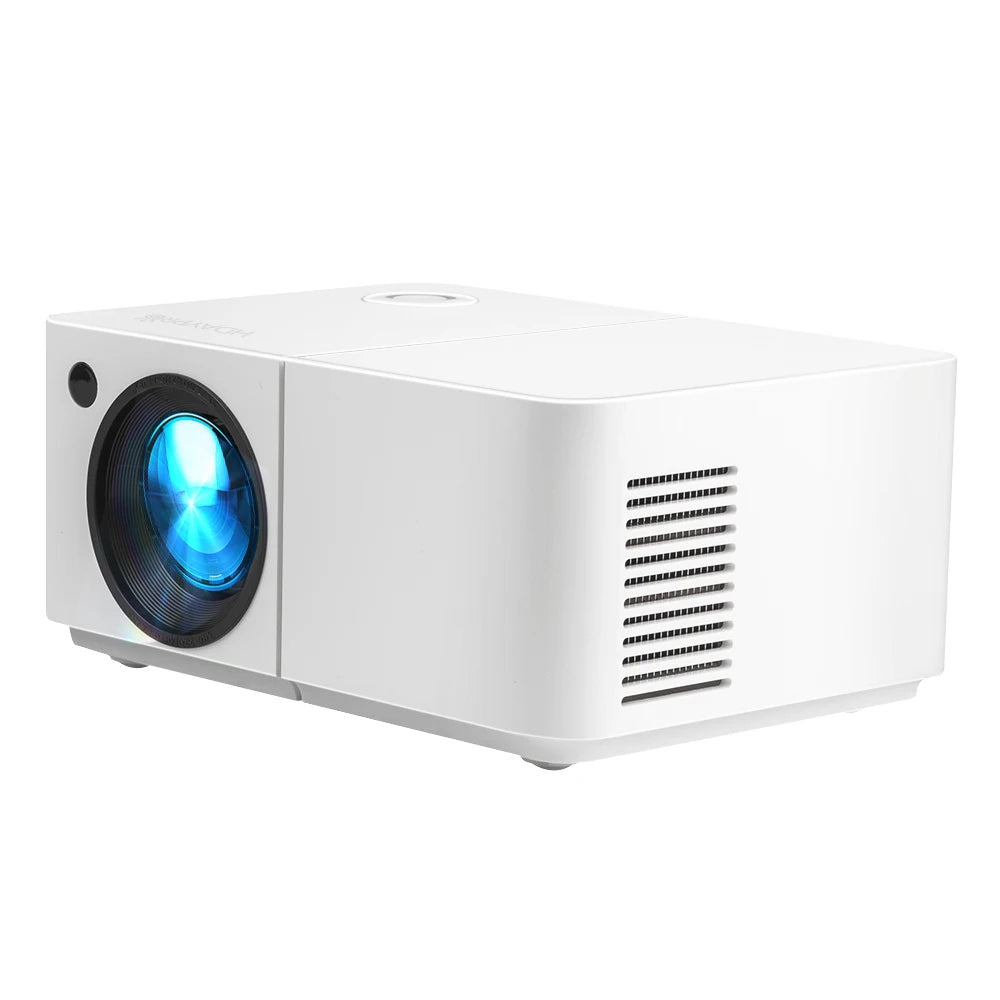 Proyector LED Full HD 1080P 4K HD300 WIFI 450 ANSI Mini Portátil para Cine en Casa, Dormitorio, Multimedia, Proyector Inteligente