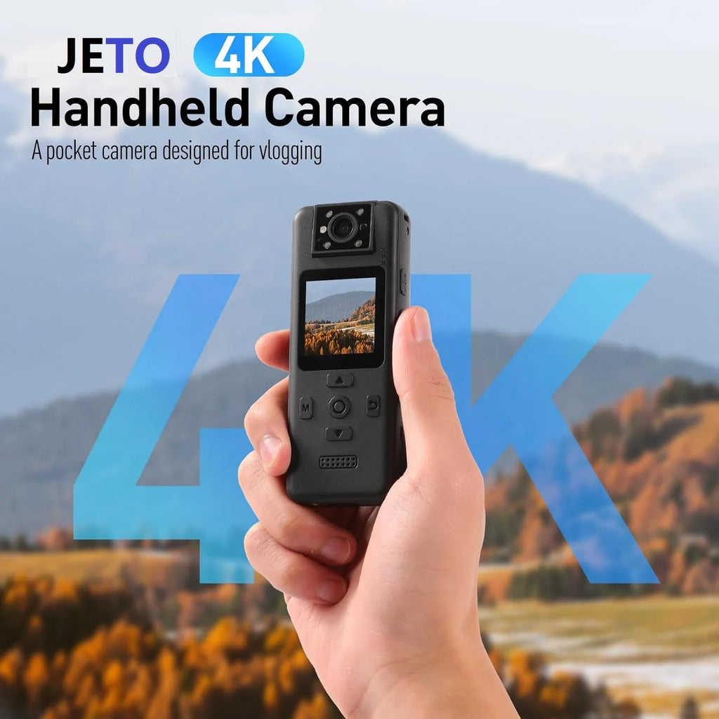 Mini cámara deportiva 4K WiFi H86 con visión nocturna y doble batería